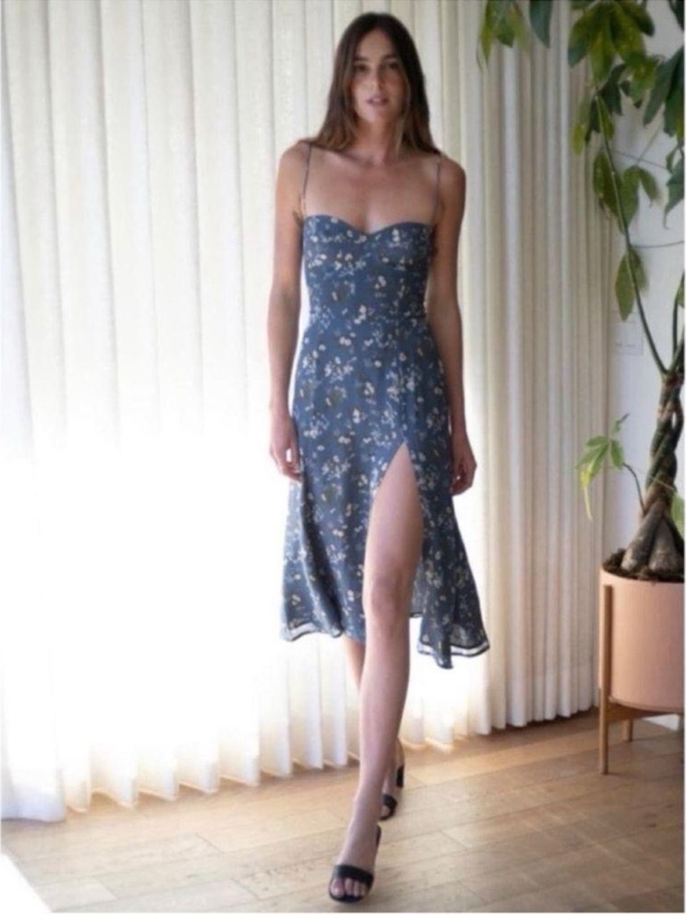 Reformation Juliette Dress in the color Avery